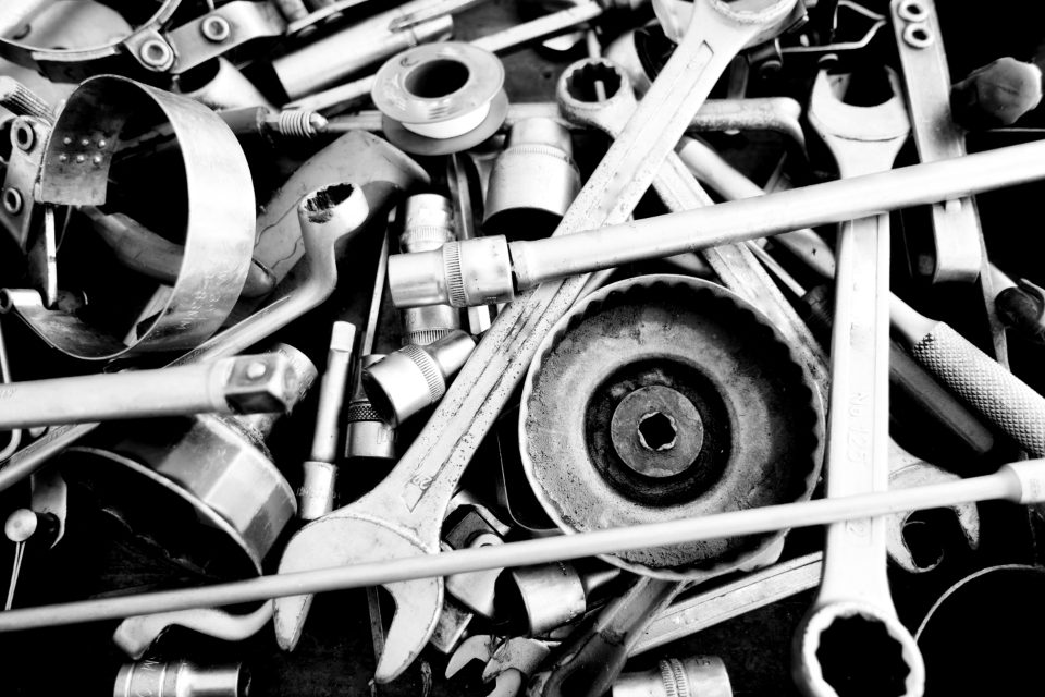 Illustrative photograph of monochrome Tools